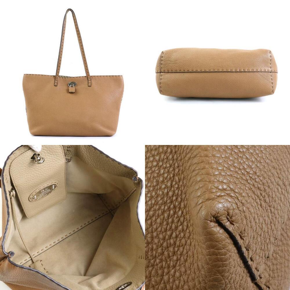 Fendi Shoulder Bag Camel Leather Selleria - Picture 3 of 4